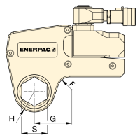 Enerpac W4000X, Sechskant-Spannrad (zöllig)