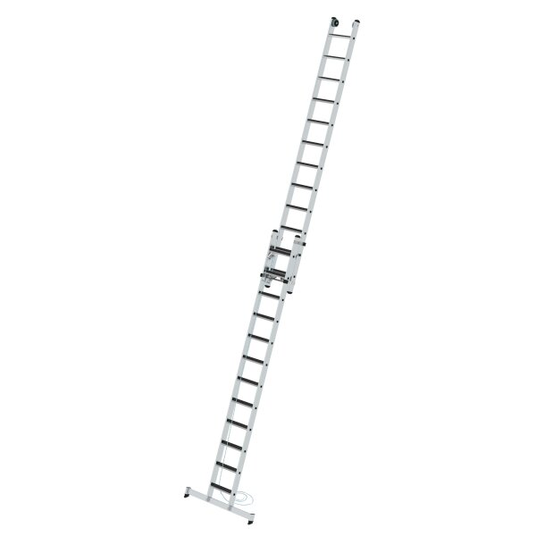 Munk Stufen-Seilzugleiter 2-teilig mit nivello® Traverse und clip-step R13