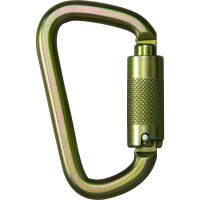 Zarges Twist-lock Karabiner Stahl, D-Form